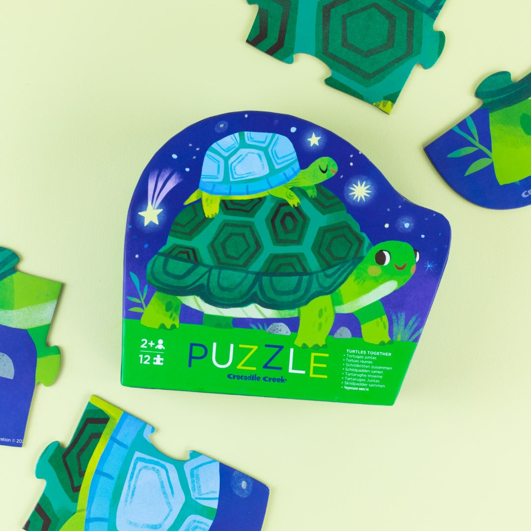 Mini Puzzle 12 Piece - Turtle