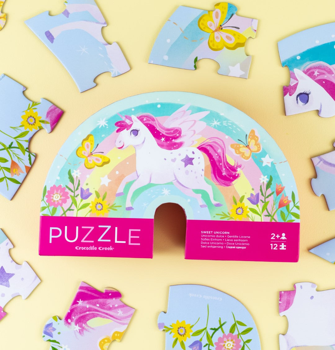 Mini Puzzle 12 Piece - Unicorn