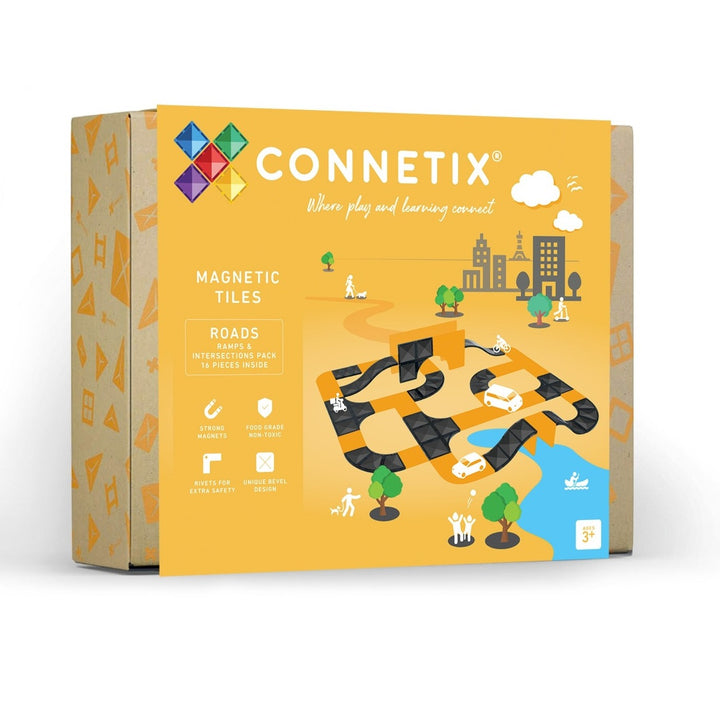 Connetix Tiles - 16 Piece Ramps and Intersections Pack