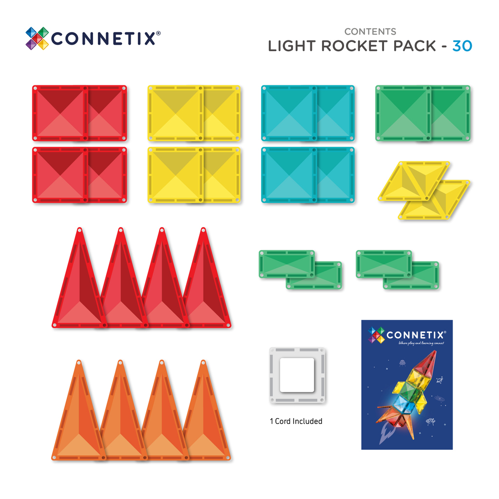 30 Piece Light Rocket Pack