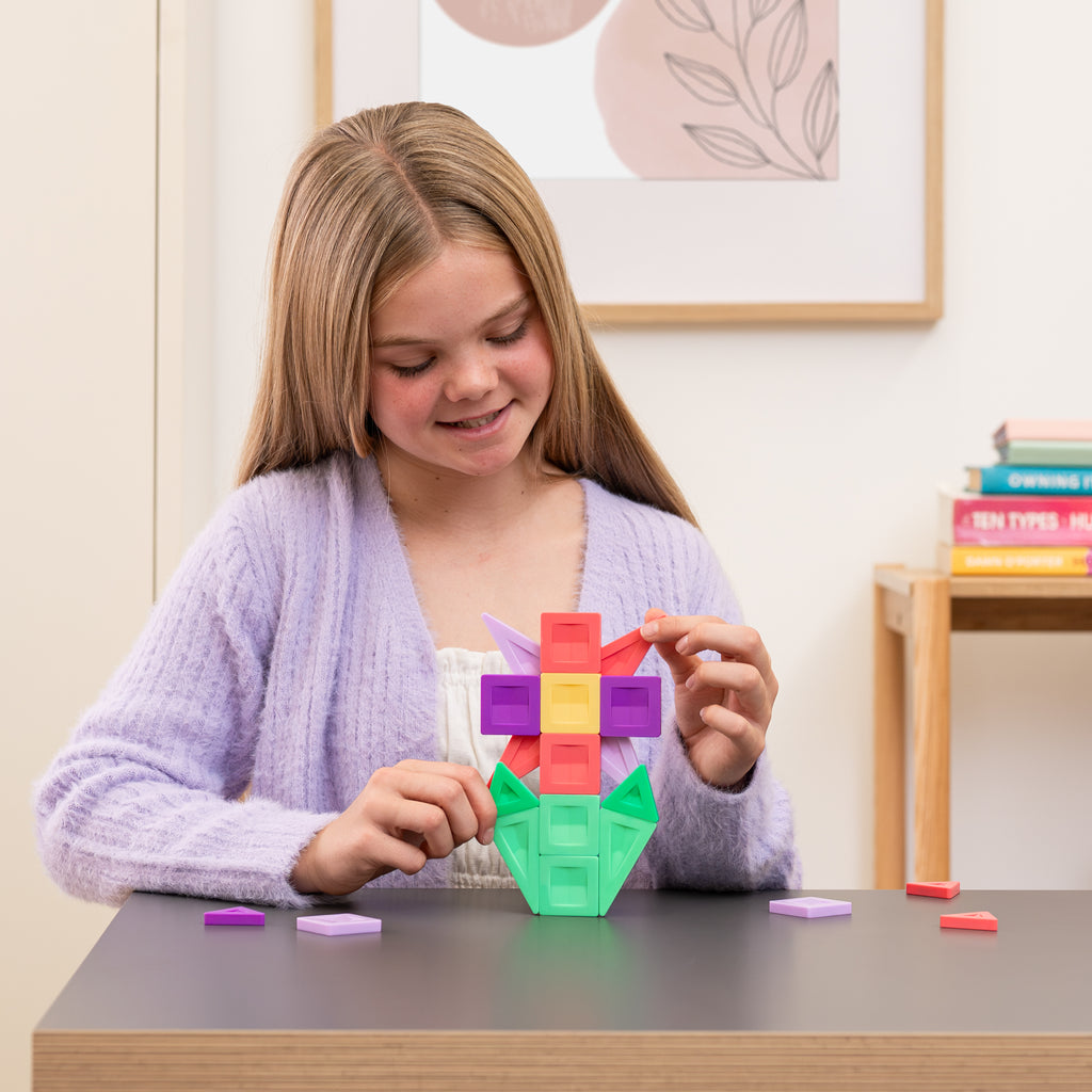 Connetix PRO Build It 4 Ways 21pc - Flowers Pack