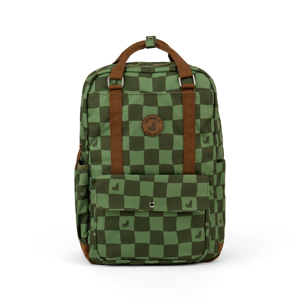 Knapsack Green Check