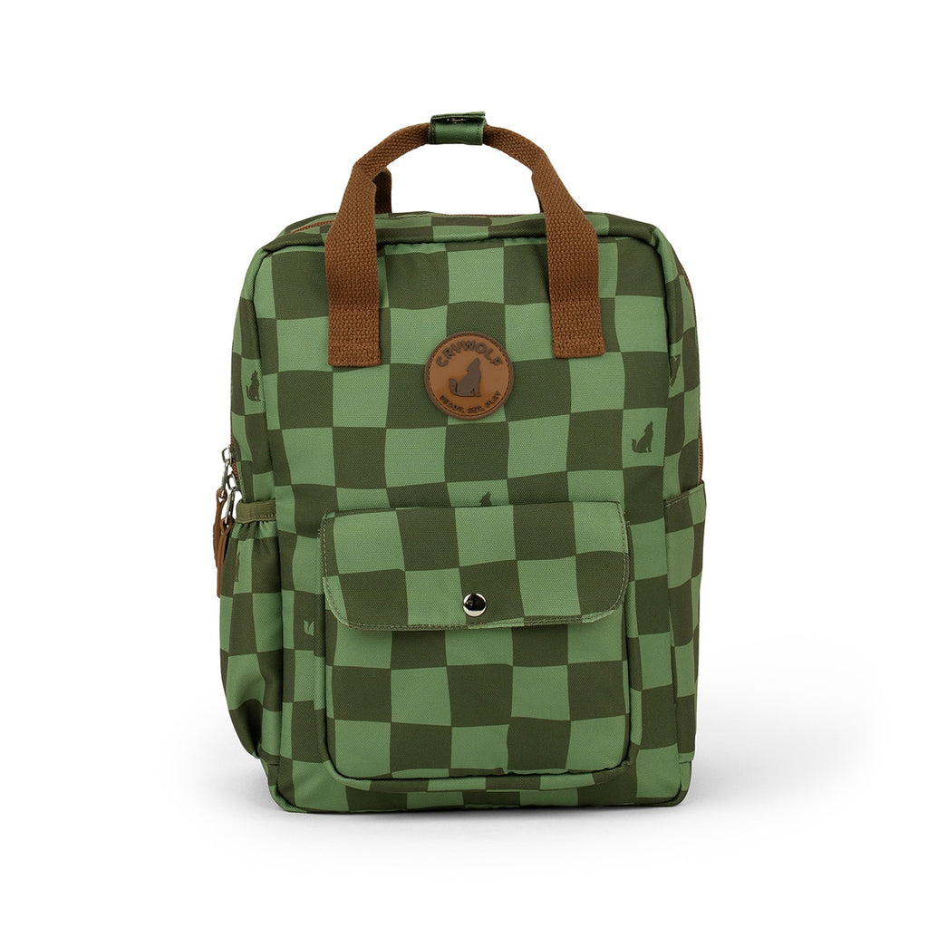 Mini Backpack Green Check