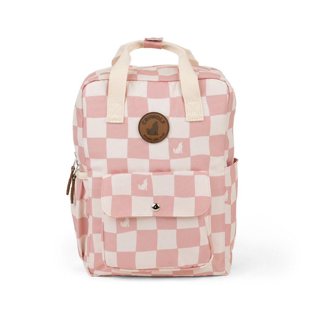 Mini Backpack Pink Check