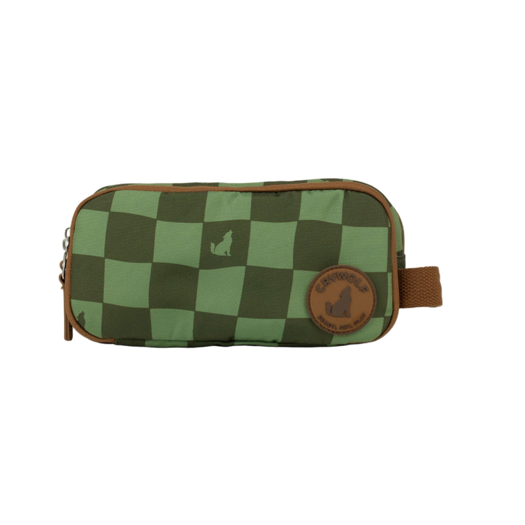 Fable Pencil Case Green Check