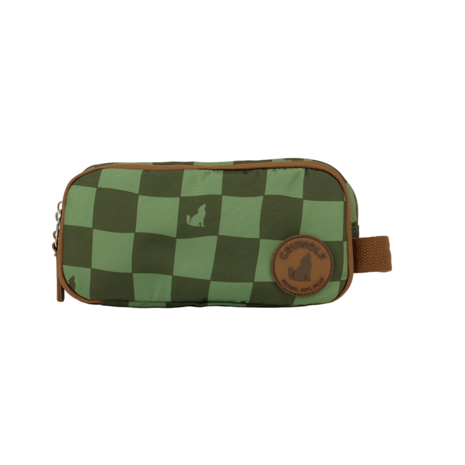 Fable Pencil Case Green Check