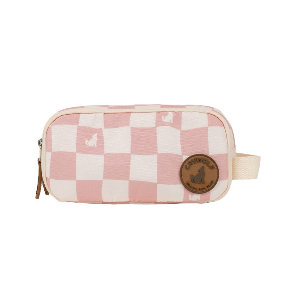 Fable Pencil Case Pink Check