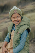 Reversible Yeti Vest - Fern/Black