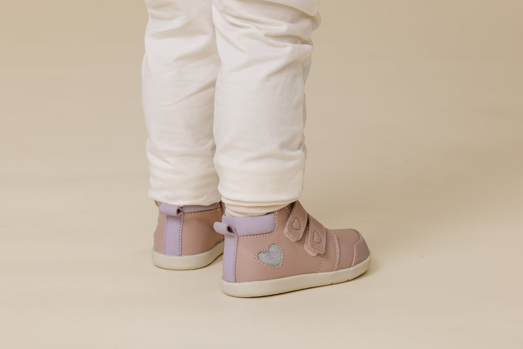 Pretty Brave Heart Boot - Blush