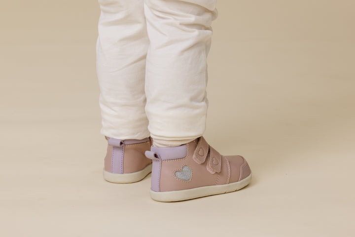 Pretty Brave Heart Boot - Blush