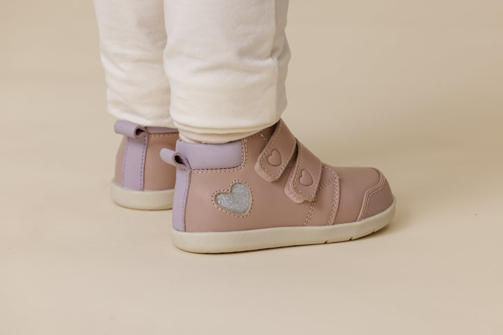 Pretty Brave Heart Boot - Blush