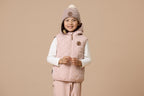 Reversible Yeti Vest - Blush/Camel