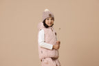 Reversible Yeti Vest - Blush/Camel