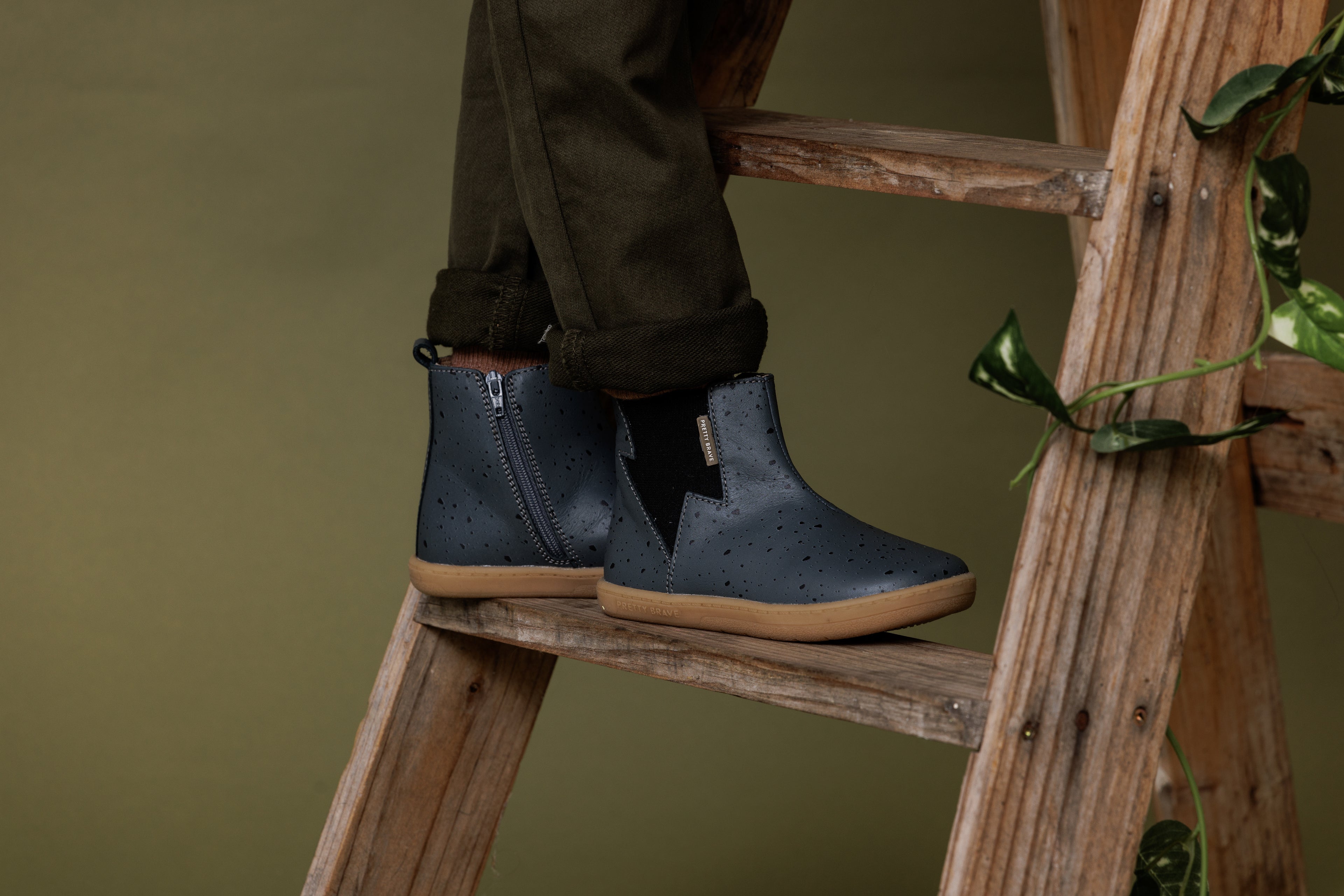 Pretty Brave Electric Boot - Indigo Speckle