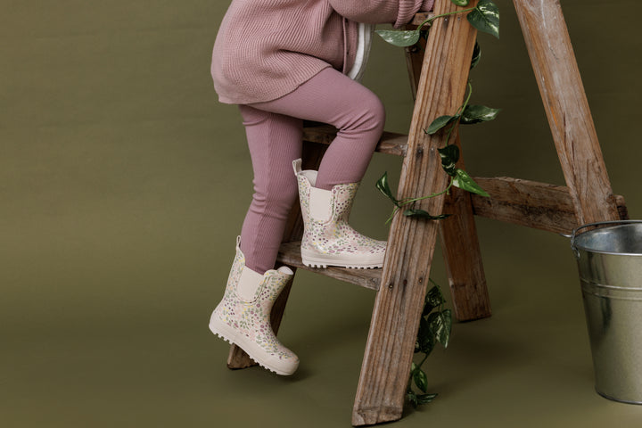 Pretty Brave Puddle Boot - Secret Garden