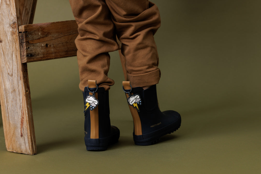 Pretty Brave Puddle Boot - Indigo