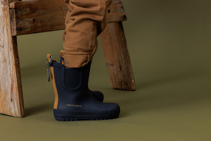 Pretty Brave Puddle Boot - Indigo