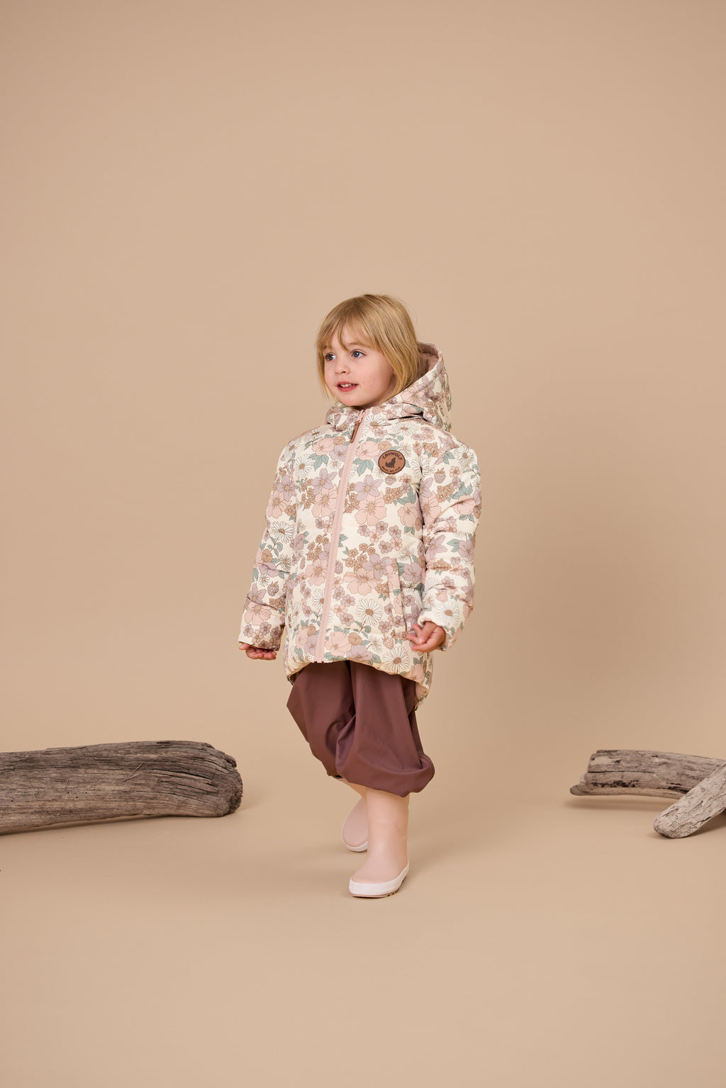 Reversible Eco-Puffer - Daisy Floral