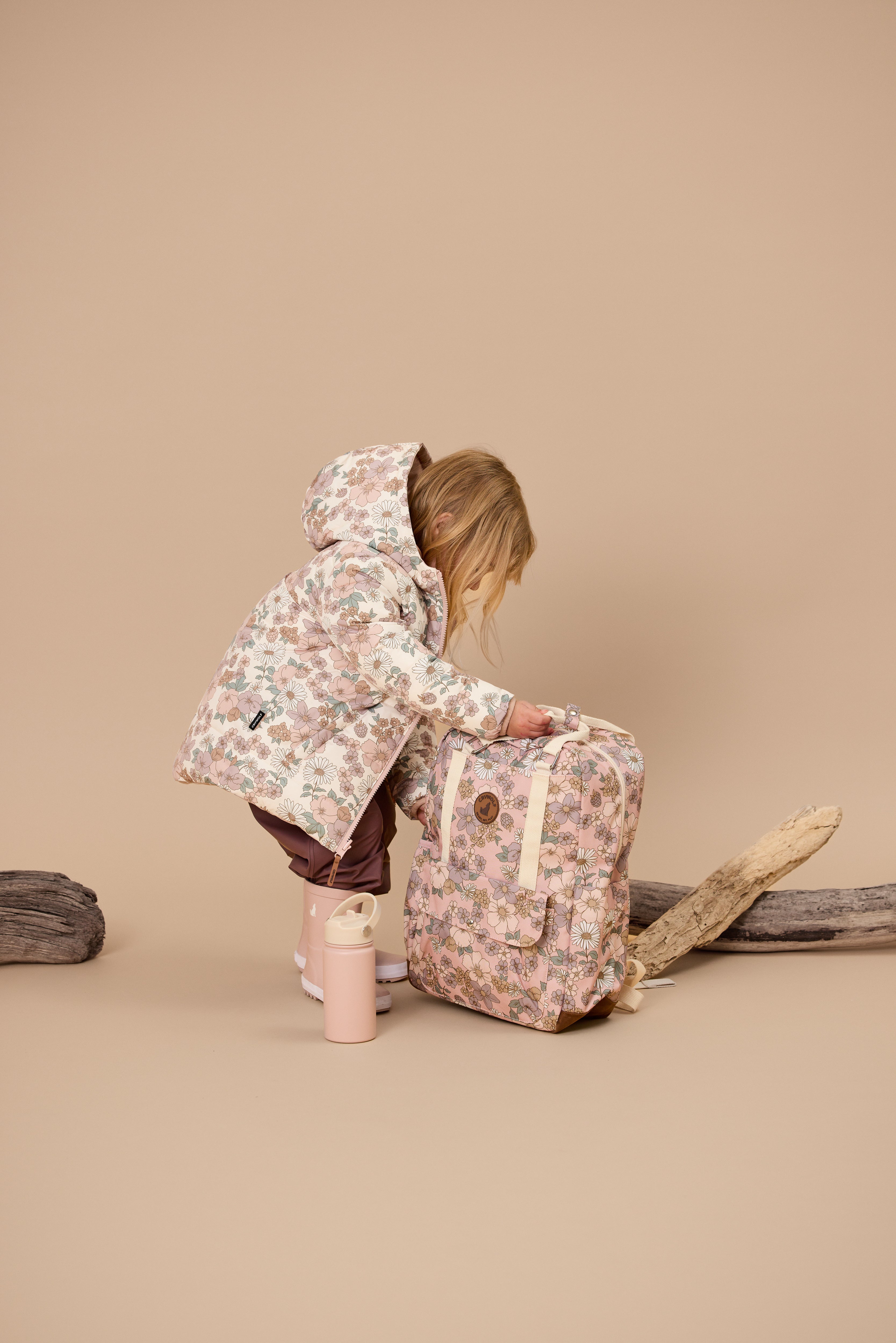 Reversible Eco-Puffer - Daisy Floral