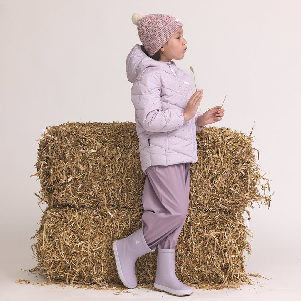 Eco-Puffer Heather Dots