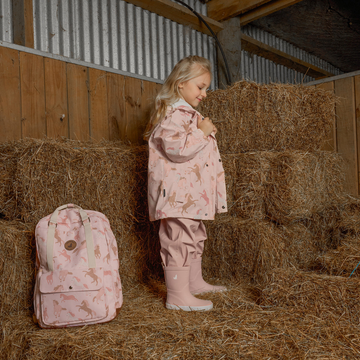 Explorer Jacket Blush Ponies