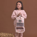 Hanging Toiletry Bag Blush Ponies