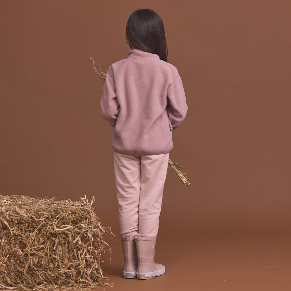 Lightweight Fleece Pink Rose