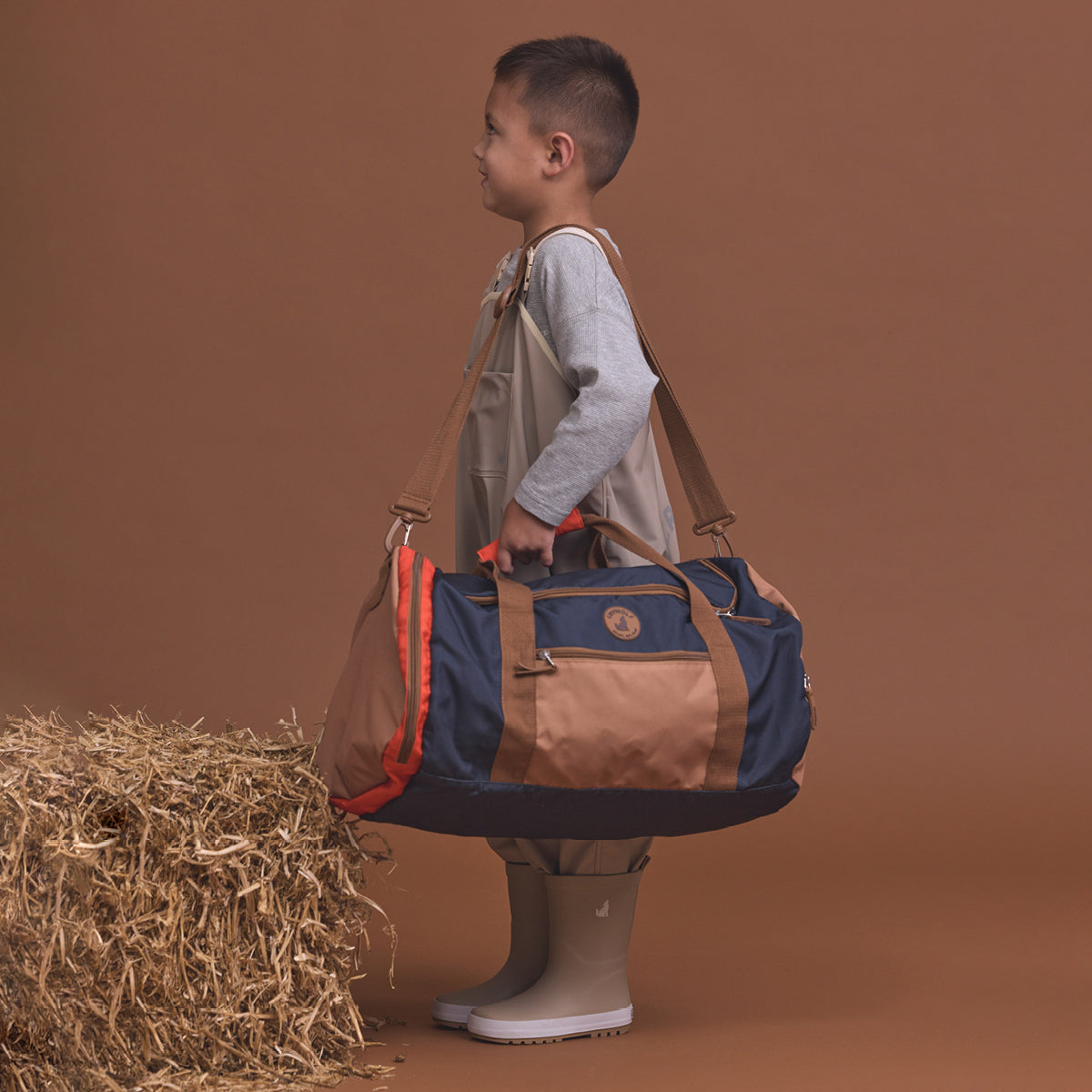 Packable Duffel Ash Colourblock