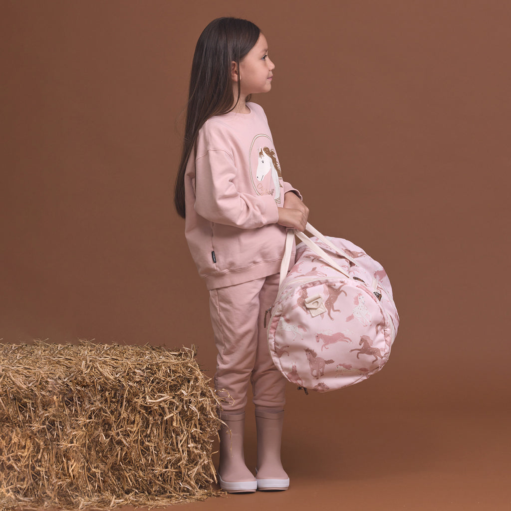 Packable Duffel Blush Ponies