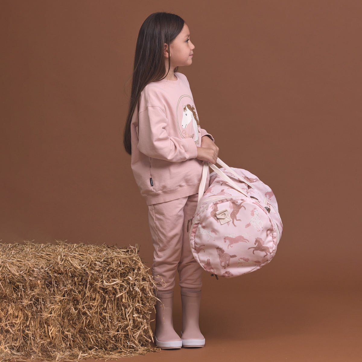 Packable Duffel Blush Ponies