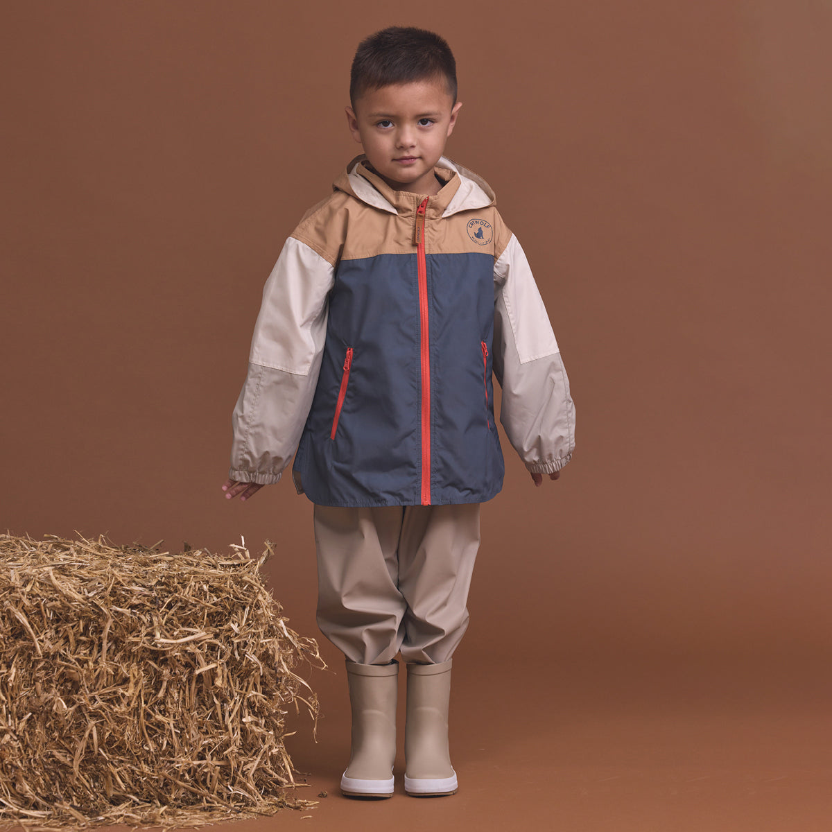 Packable Jacket Ash Colourblock