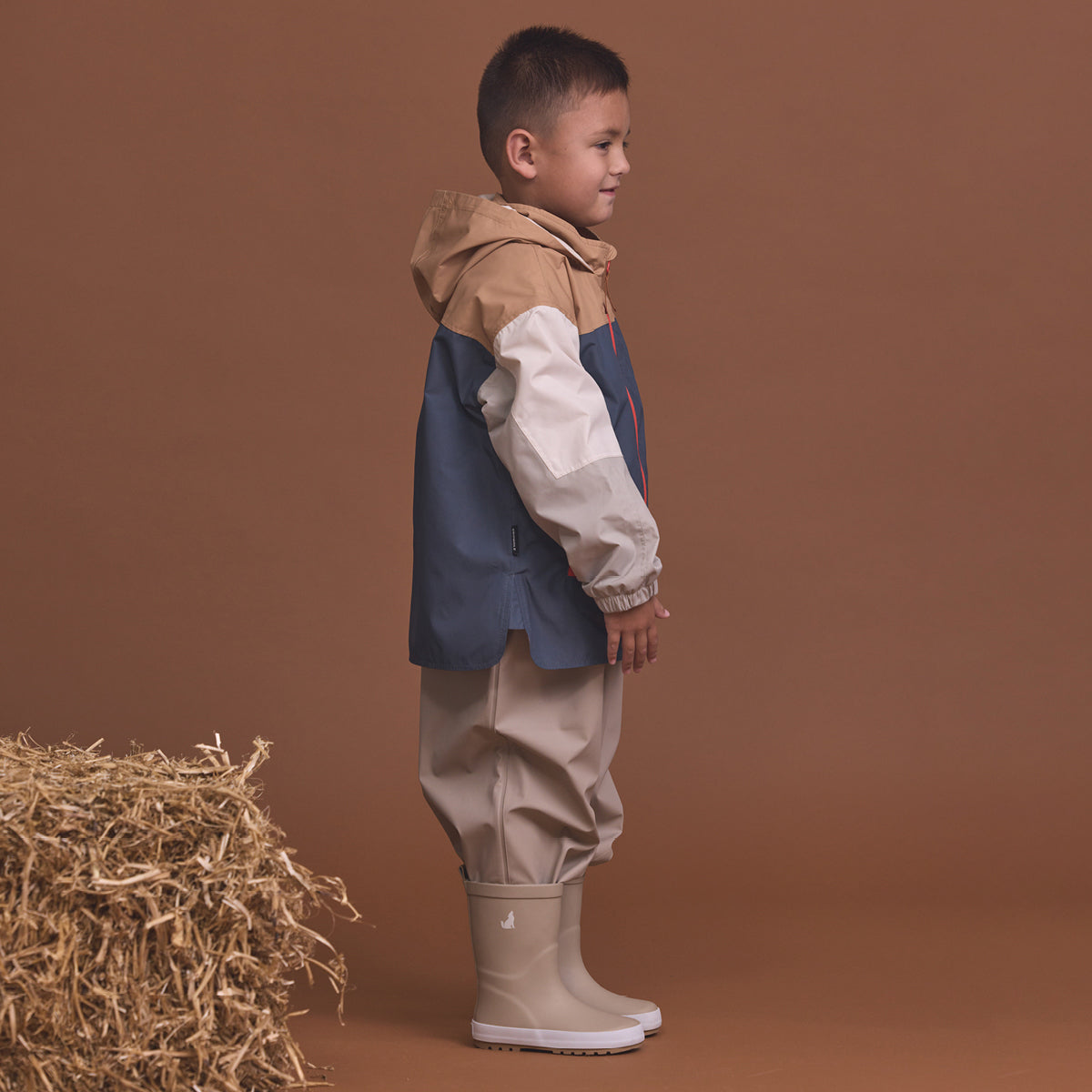 Packable Jacket Ash Colourblock