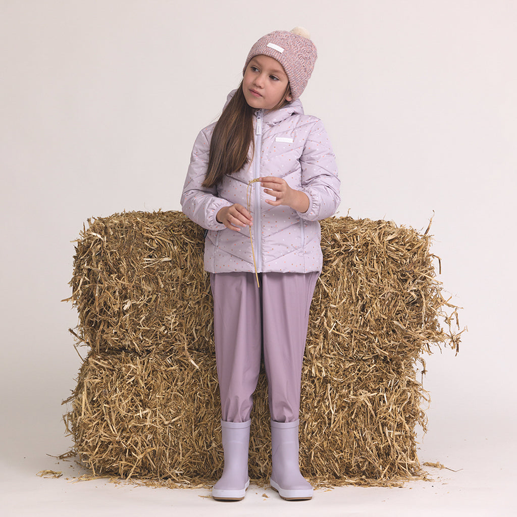 Pom Pom Beanie Heather Speckle