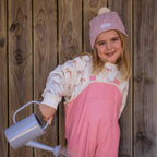 Pom Pom Beanie Heather Speckle