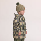 Pom Pom Beanie Olive Speckle
