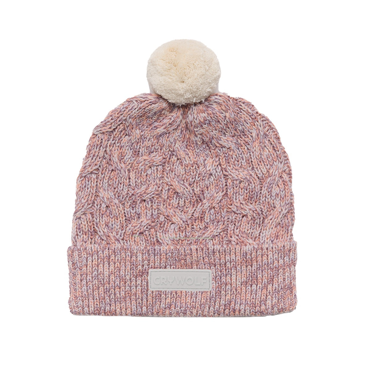 Pom Pom Beanie Heather Speckle