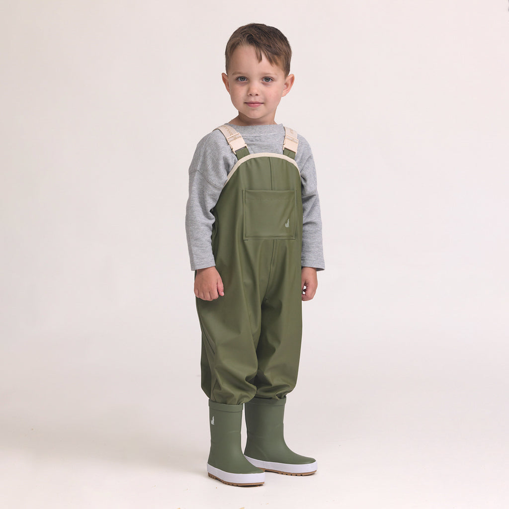 Rain Overalls Olive