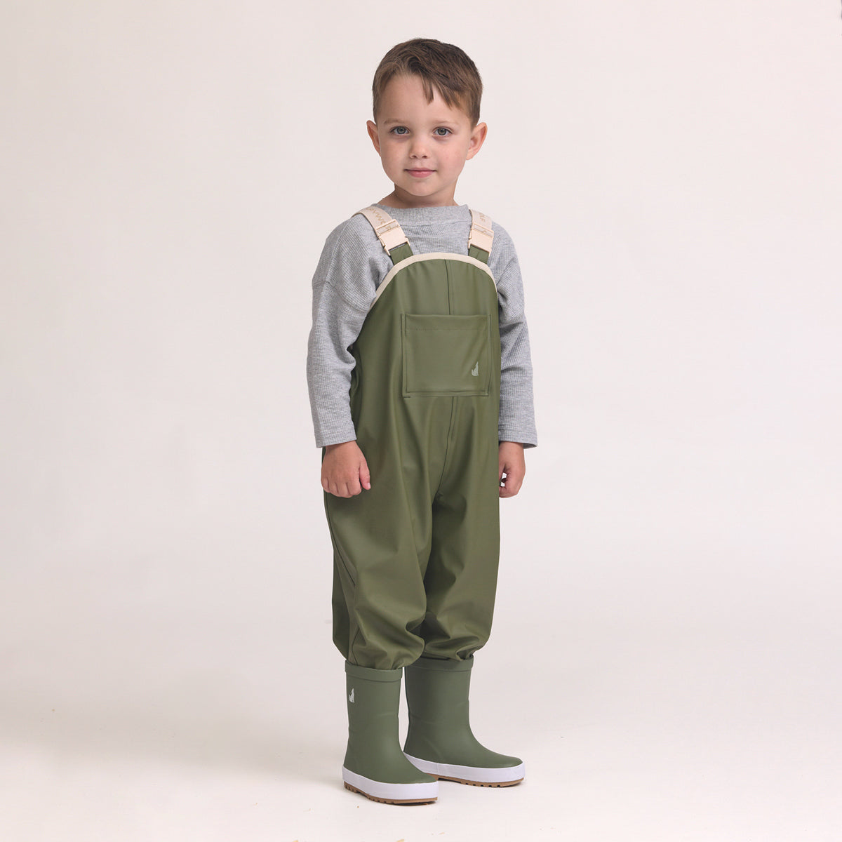 Rain Overalls Olive