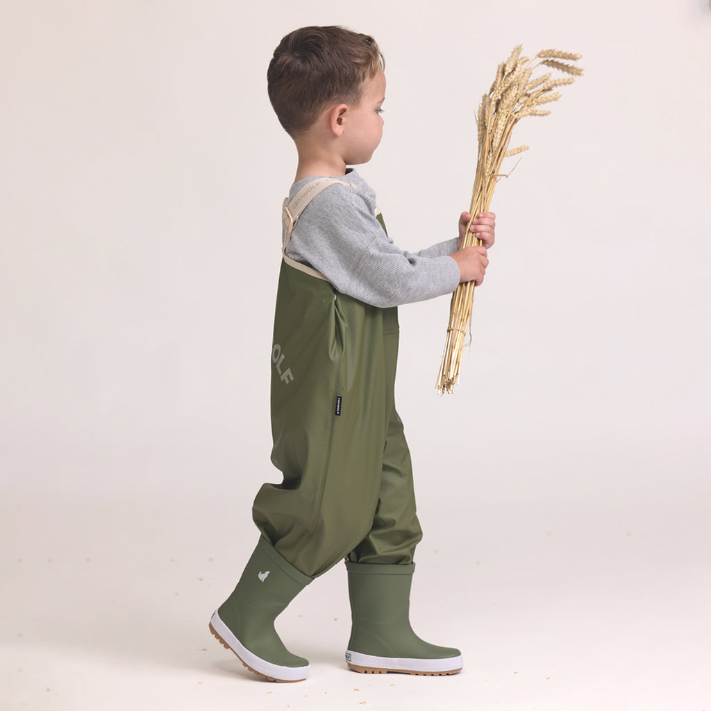 Rain Overalls Olive