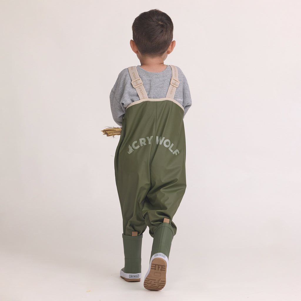 Rain Overalls Olive