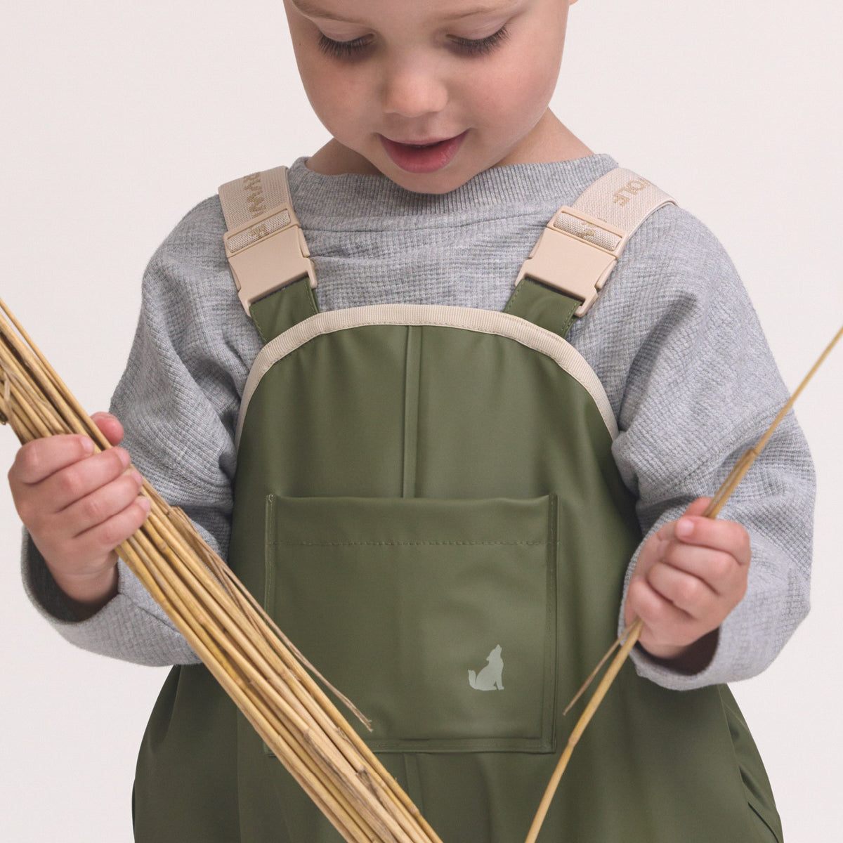 Rain Overalls Olive