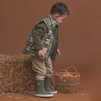 Reversible Eco-Vest Field Plaid