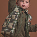 Reversible Eco-Vest Field Plaid
