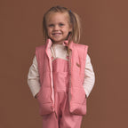 Reversible Eco-Vest Rose Gingham