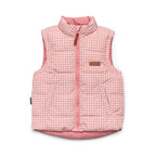 Reversible Eco-Vest Rose Gingham