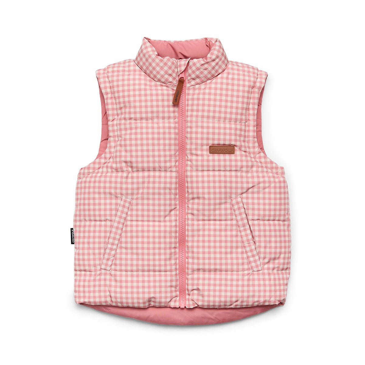 Reversible Eco-Vest Rose Gingham