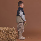Reversible Yeti Vest Ash Colourblock