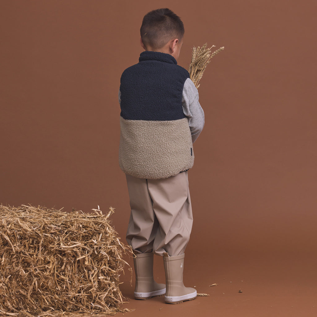 Reversible Yeti Vest Ash Colourblock