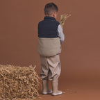 Reversible Yeti Vest Ash Colourblock