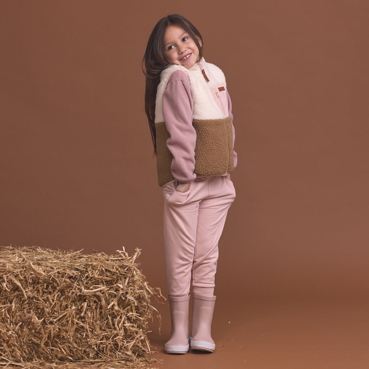 Reversible Yeti Vest Harvest Colourblock